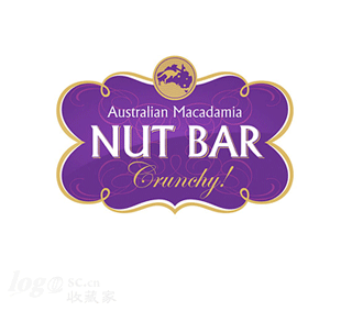 澳新尼夏果糖NutBar标志设计欣赏