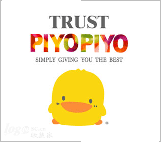 黄色小鸭 Piyo Piyo标志设计欣赏