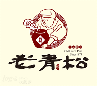 老青松logo设计欣赏