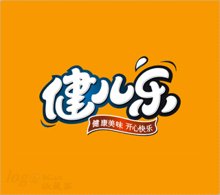 健儿乐食品logo设计欣赏