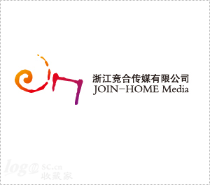 浙江竞合传媒logo设计欣赏