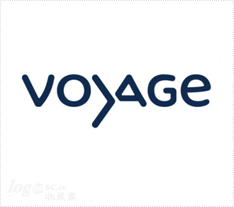 法国旅游电视频道Voyage标志设计欣赏