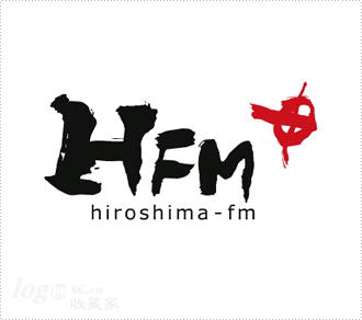 HFM广岛调频电台logo设计欣赏