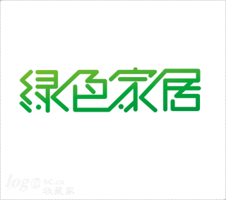 绿色家居杂志logo欣赏