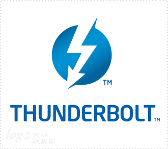 雷电 Thunderbolt标志设计欣赏