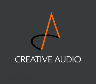 creative audio标志设计欣赏