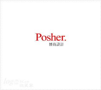 博尚设计 Posh design标志设计欣赏