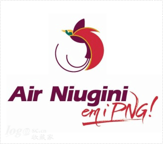 新几内亚航空logo设计欣赏