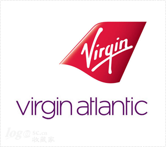 维珍航空 Virgin Atlantic标志设计欣赏