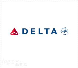 美国达美航空公司logo设计欣赏