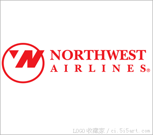 西北航空公司logo设计欣赏