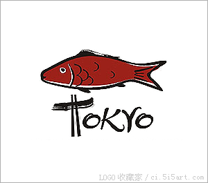 TOKYO日本料理餐厅logo设计欣赏