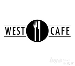 west cafe标志设计欣赏