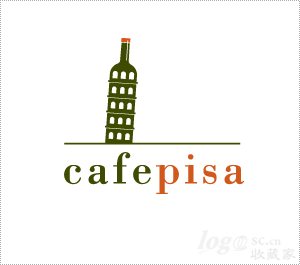 Cafe Pisa标志设计欣赏