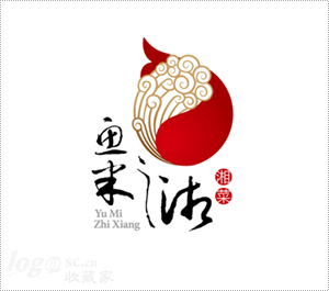 鱼米之湘logo设计欣赏