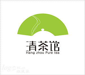 清茶馆logo设计欣赏