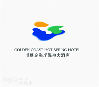 博鳌金海岸温泉大酒店logo设计欣赏