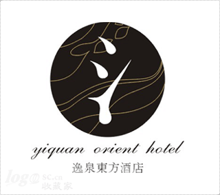 逸泉东方酒店logo设计欣赏