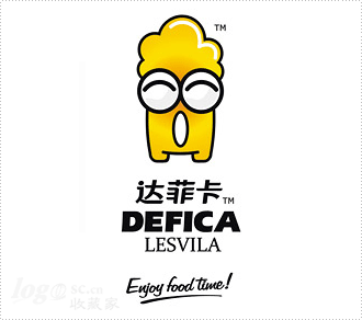 DEFICA 达菲卡主题餐厅logo设计欣赏