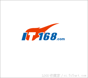 IT168 logo设计欣赏