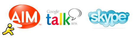 Aim talk skype标志设计欣赏