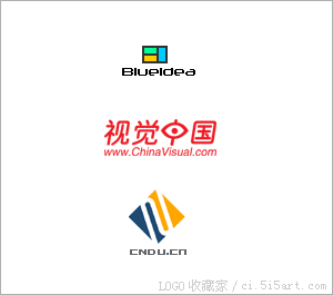 蓝色理想 视觉中国 设计联盟LOGO设计欣赏