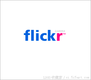 flickr像册网logo设计欣赏