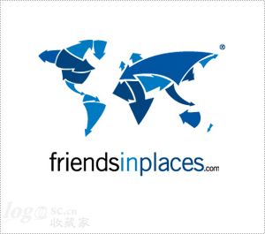 Friends in Places标志设计欣赏