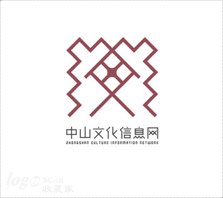 中山文化信息网logo设计欣赏