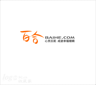 百合网logo设计欣赏