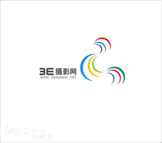 3E摄影网logo设计欣赏