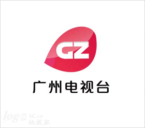 广州电视台启用新台标logo设计欣赏
