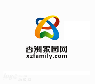 香洲家园网logo设计欣赏