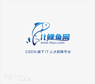 IT鲤鱼网logo设计欣赏