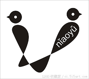 鸟语唱片行logo设计欣赏