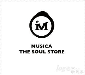 musica the soul store标志设计欣赏