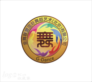 金舞联盟国际舞蹈艺术logo设计欣赏
