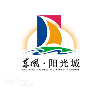 东风阳光城logo设计欣赏