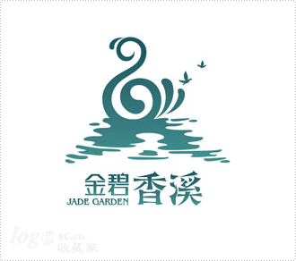 金碧香溪logo设计欣赏