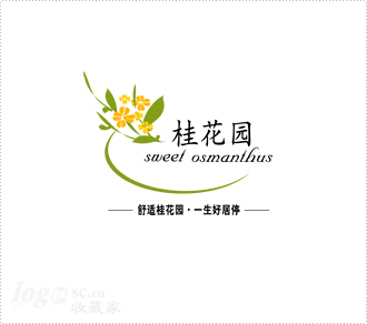 桂花园logo设计欣赏