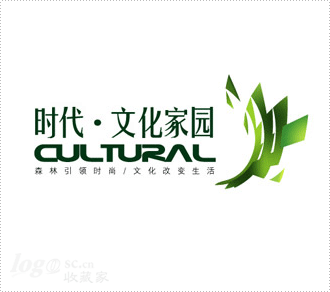 时代文化家园logo设计欣赏