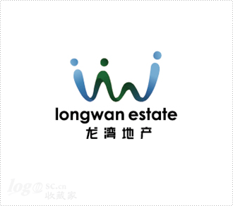 龙湾地产logo设计欣赏