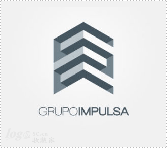 Grupo impulsa标志设计欣赏