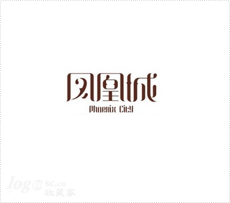 华润 凤凰城logo设计欣赏