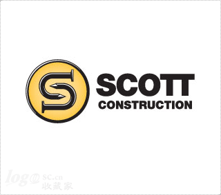 斯科特建设logo设计欣赏