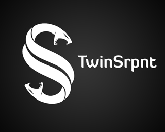 Twin Srpnt标志设计欣赏