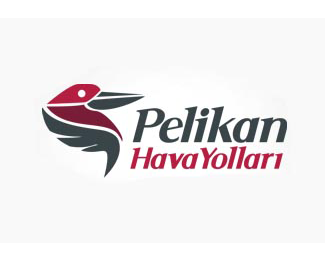 Pelikan Airlines标志设计欣赏