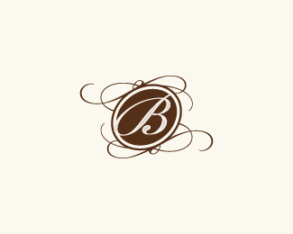B Monogram标志设计欣赏