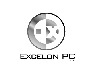 Excelon电脑公司logo设计欣赏