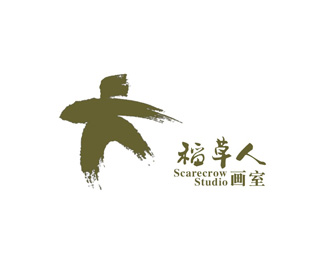 稻草人画室logo设计欣赏